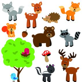Изображение Окружающий мир. Лесные животные. на Schoolofcare.ru!